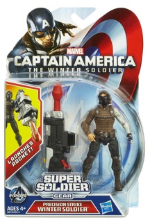 CAPTAIN AMERICA SUPER SOLDIER GEAR WINTER SOLDIER 3.75-Inch Figure In Pack A6816